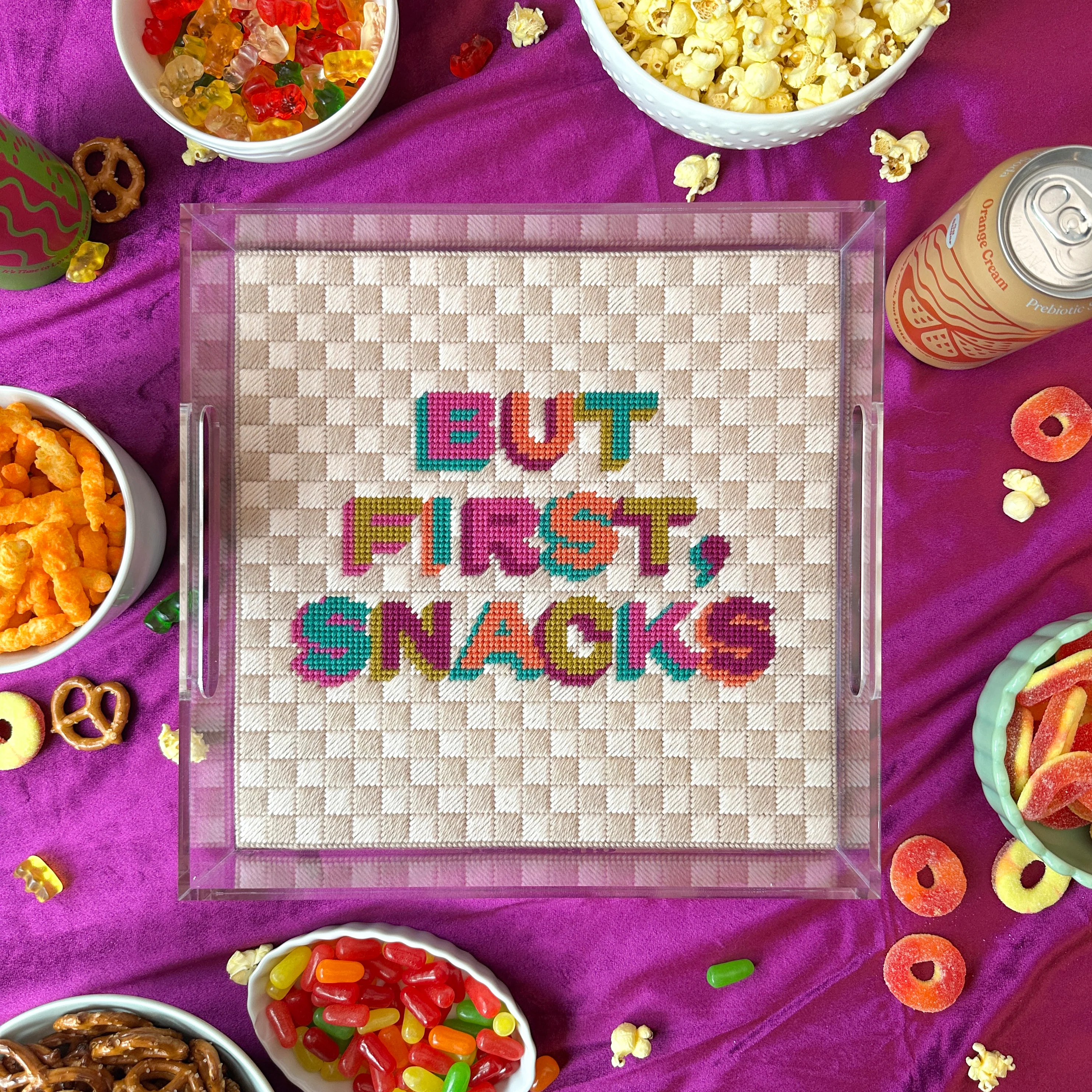 Snacks Tray Digital Pattern